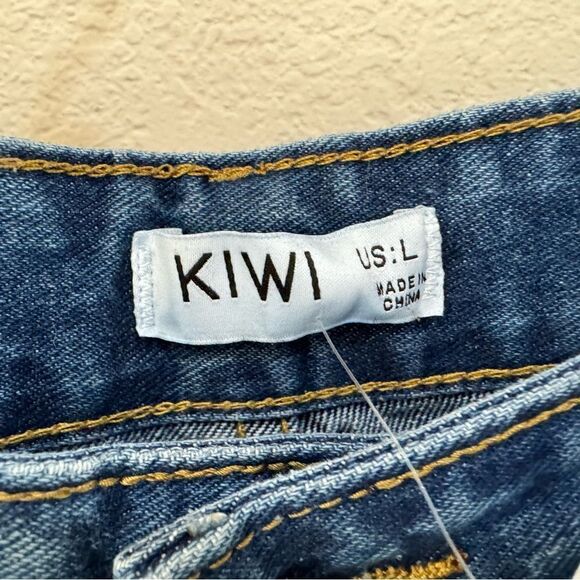 NWT Kiwi RHINESTONE CUT-OUT JEANS - Picture 8 of 10